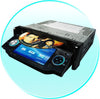 Single-Din TV Tuner + Bluetooth Car DVD Player - Plays DivX + MP4