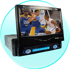 7 Inch Motorized Car DVD Player SD Slot + USB Port