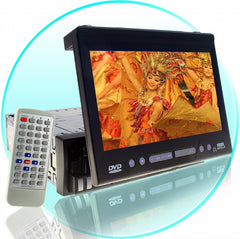 Fully-Motorized 7-inch LCD with DVD Player, TV, FM, MP4